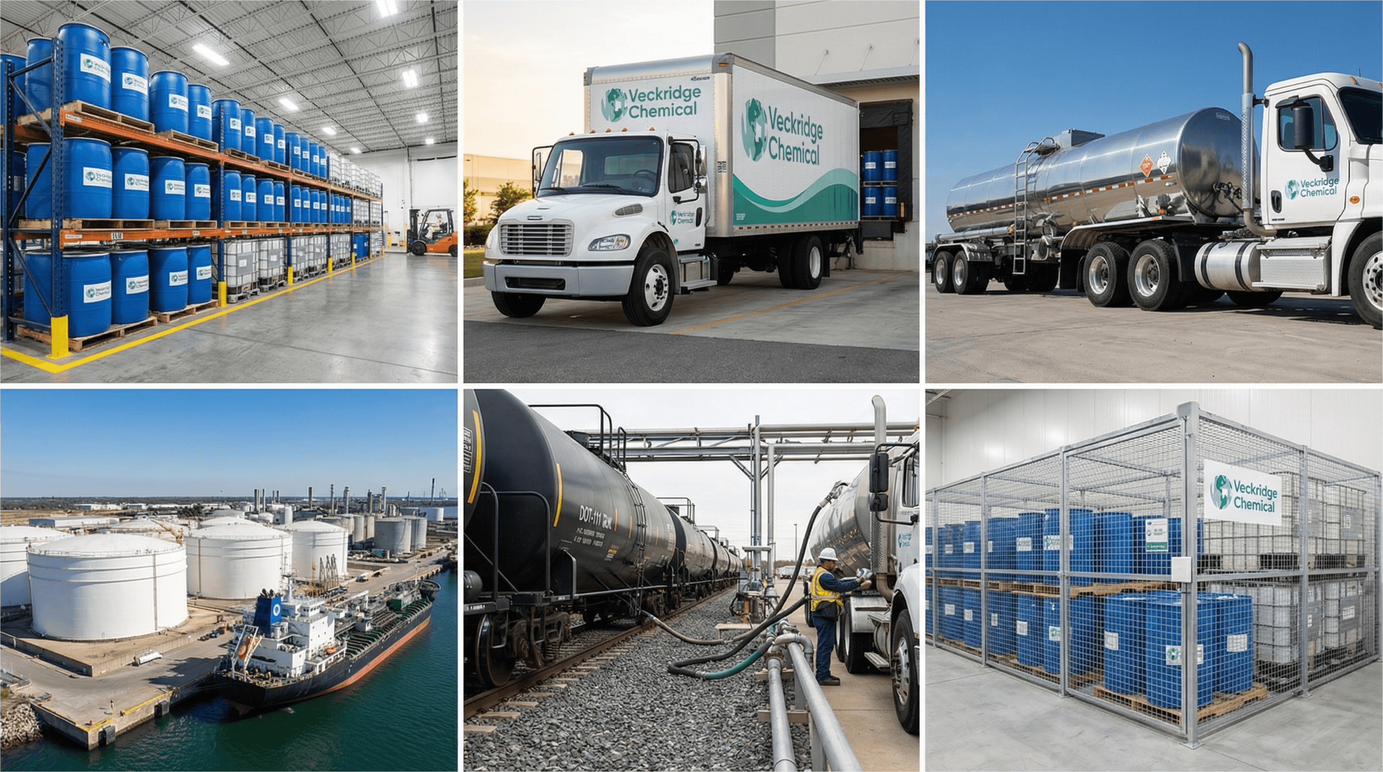 Industrial chemical distribution facility